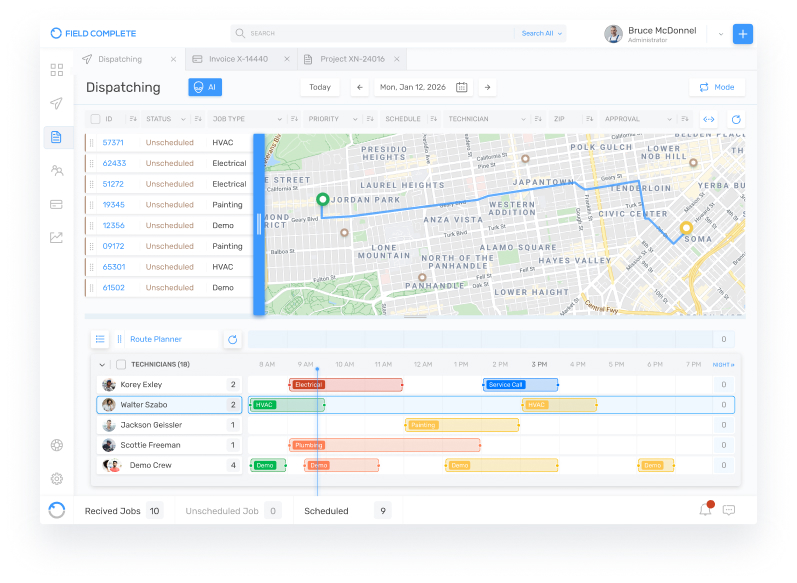 Scheduling & Dispatching